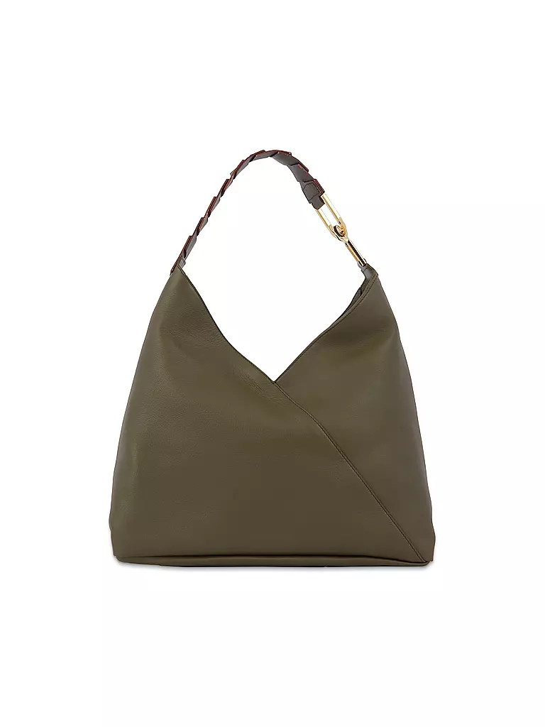 LANCEL | Ledertasche - Hobo Bag PAGODE | olive