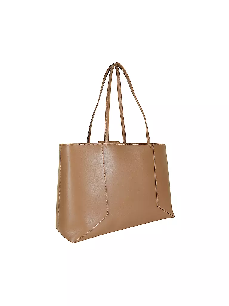 LANCEL | Ledertasche - Shopper | hellbraun