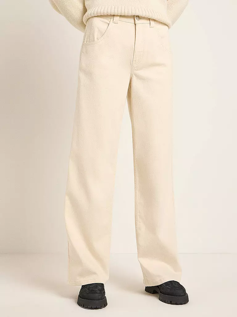 LANIUS | Jeans Wide Leg | creme