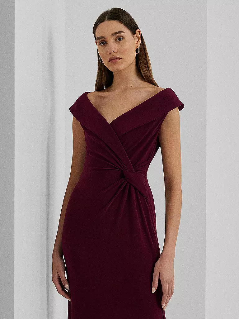 LAUREN RALPH LAUREN | Abendkleid LEONIDAS | dunkelrot