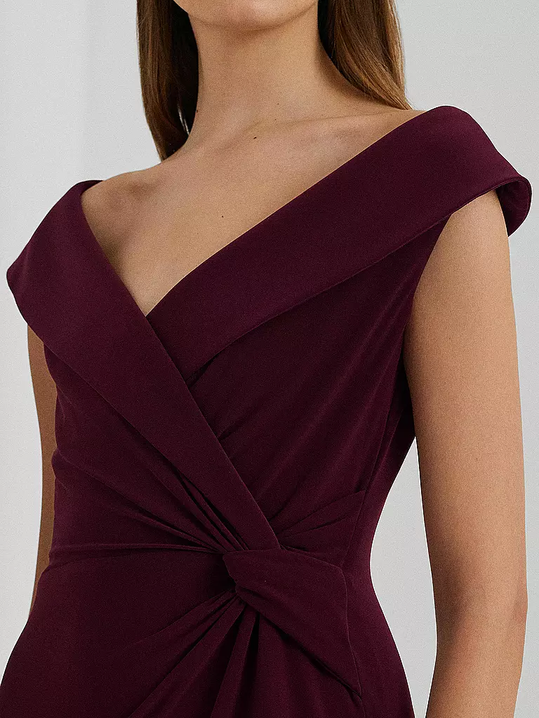 LAUREN RALPH LAUREN | Abendkleid LEONIDAS | dunkelrot