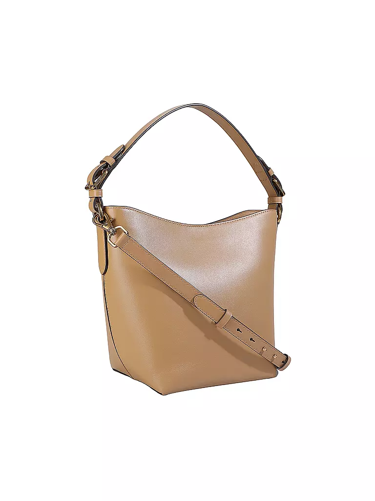 LAUREN RALPH LAUREN | Ledertasche - Bucket Bag WITLEY | beige