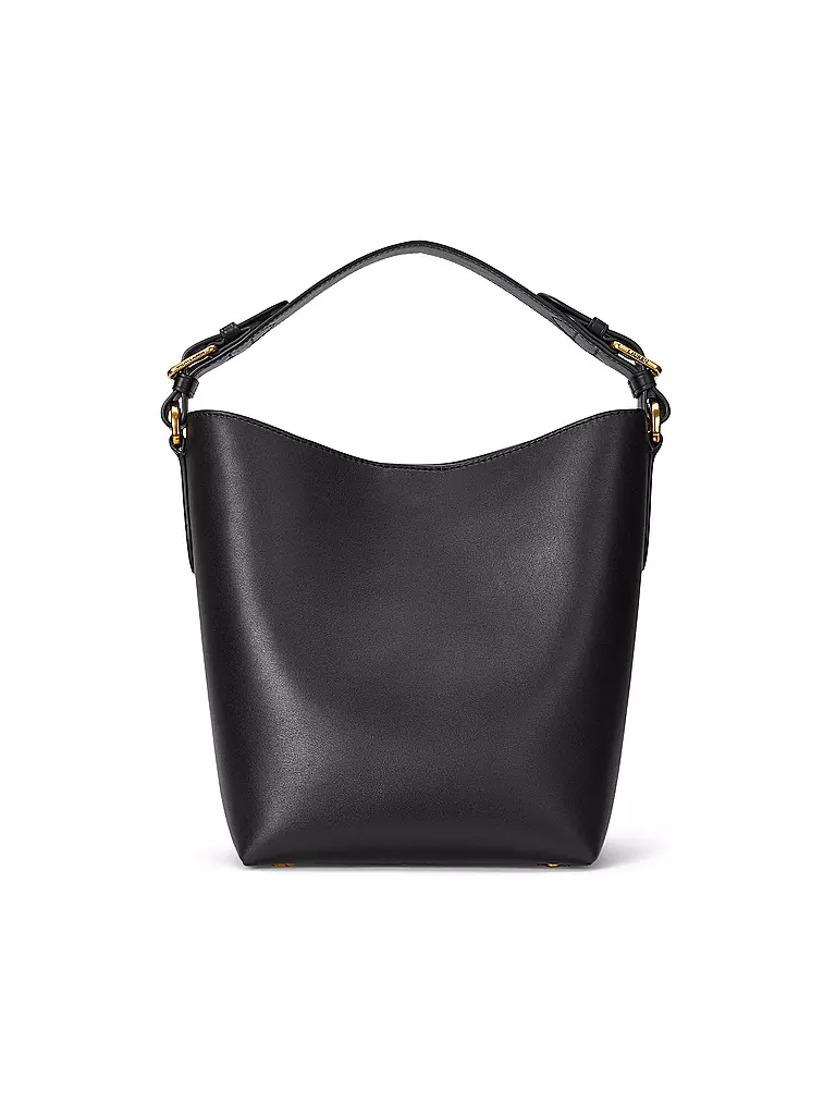 LAUREN RALPH LAUREN | Ledertasche - Bucket Bag WITLEY | schwarz