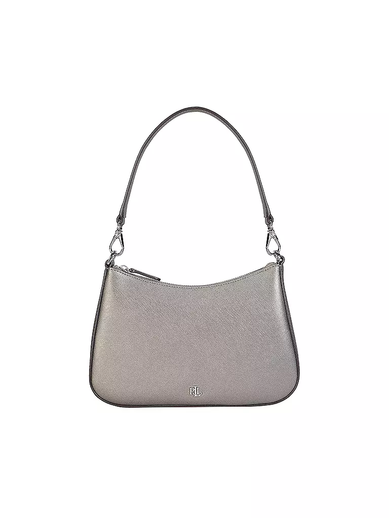 LAUREN RALPH LAUREN | Ledertasche - Henkeltasche DANNI 26 Medium | silber