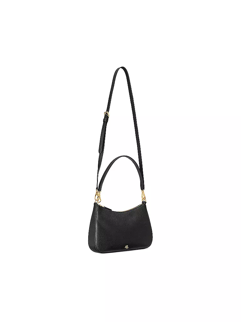 LAUREN RALPH LAUREN | Ledertasche - Henkeltasche DANNI 26 Medium | schwarz