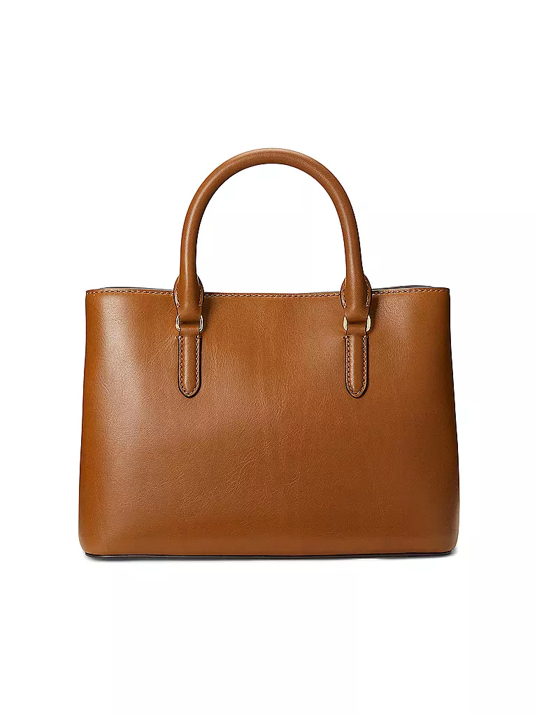 LAUREN RALPH LAUREN | Ledertasche - Henkeltasche MARCY 26 Small | dunkelrot