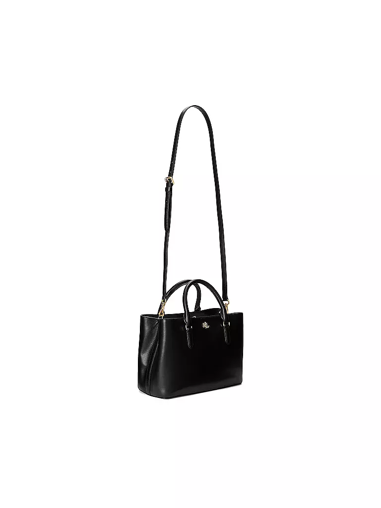 LAUREN RALPH LAUREN | Ledertasche - Henkeltasche MARCY 26 Small | schwarz