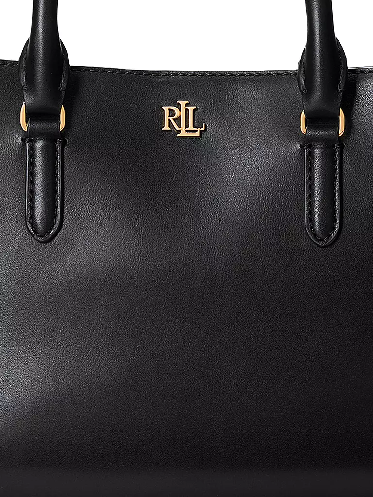 LAUREN RALPH LAUREN | Ledertasche - Henkeltasche MARCY 26 Small | dunkelrot