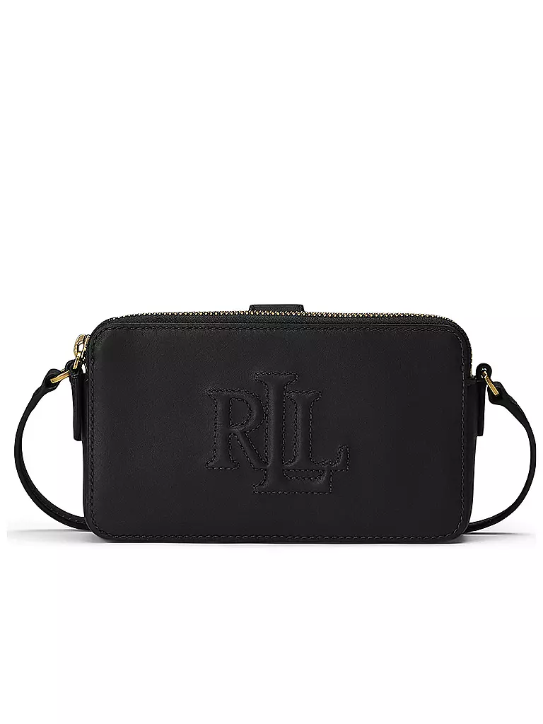 LAUREN RALPH LAUREN | Ledertasche - Mini Bag | schwarz