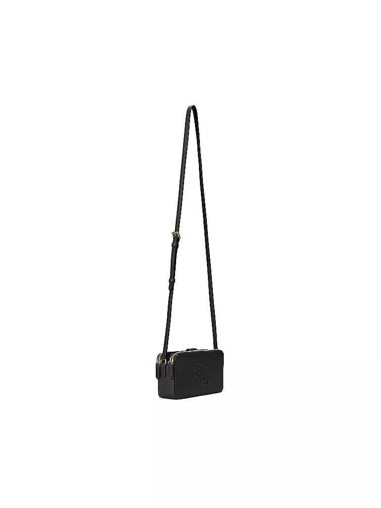 LAUREN RALPH LAUREN | Ledertasche - Mini Bag | schwarz