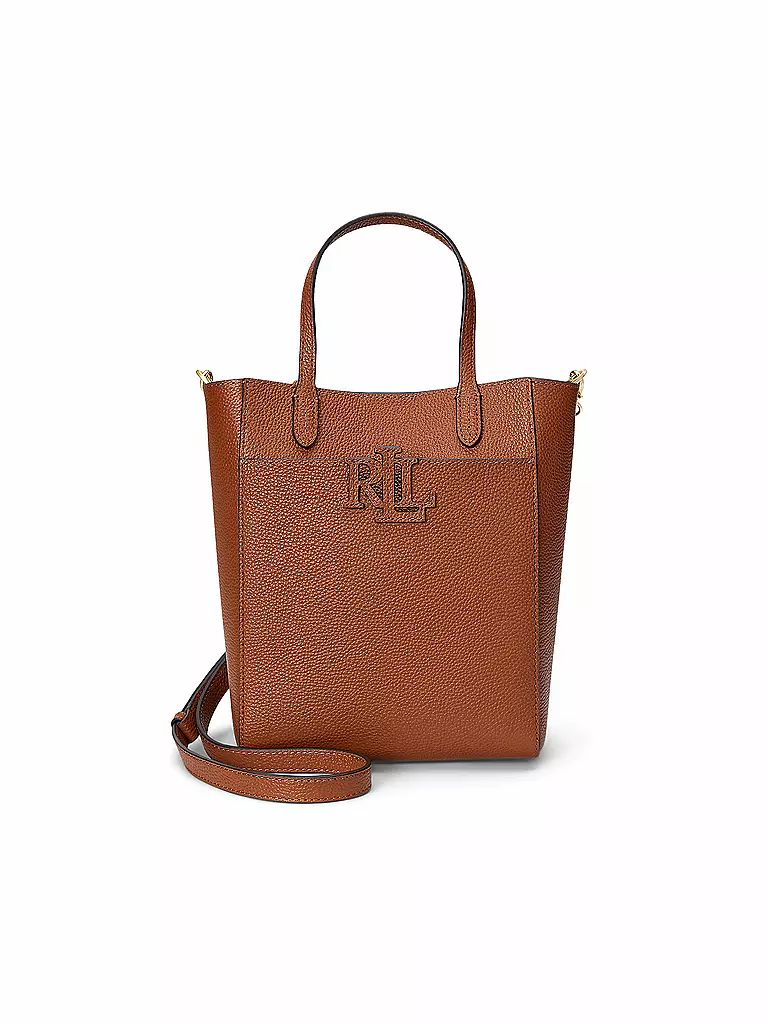 LAUREN RALPH LAUREN | Ledertasche - Shopper CMRYN  | braun