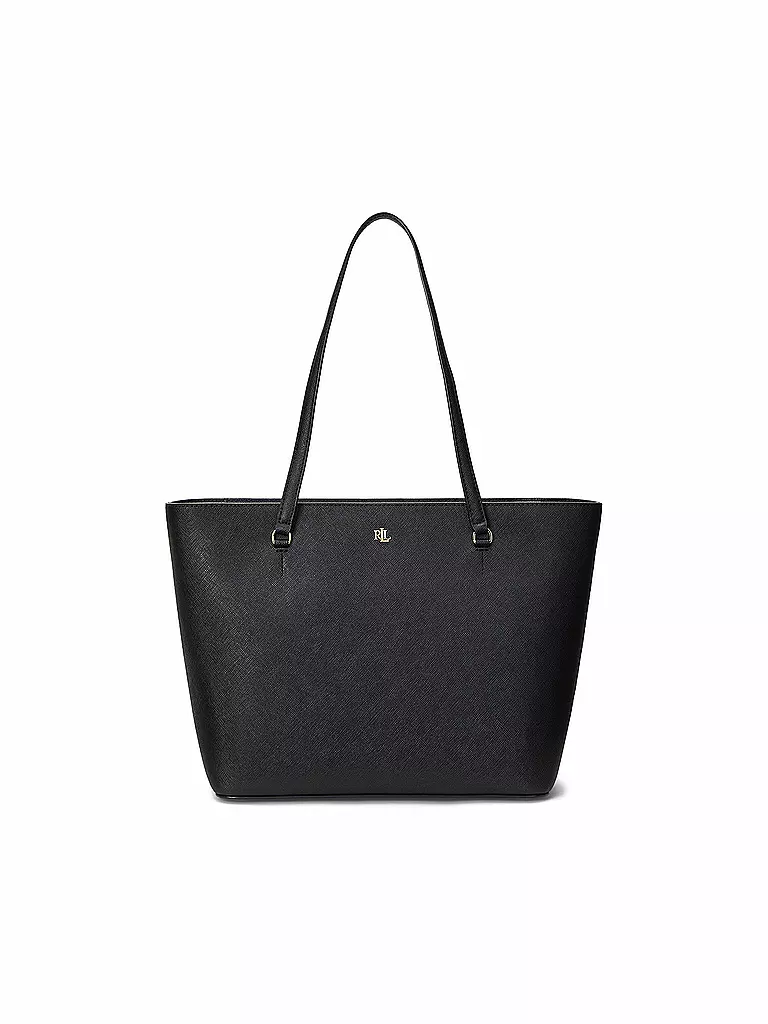 LAUREN RALPH LAUREN | Ledertasche - Shopper KARLY Medium | schwarz