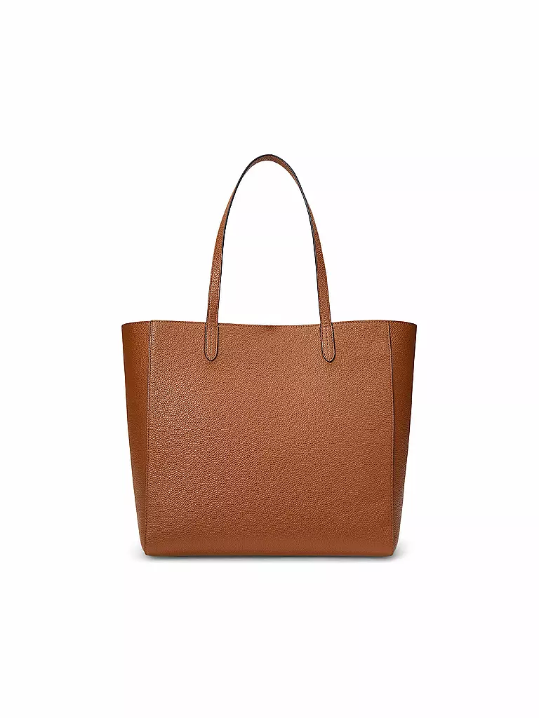 LAUREN RALPH LAUREN | Ledertasche - Shopper Large  | braun