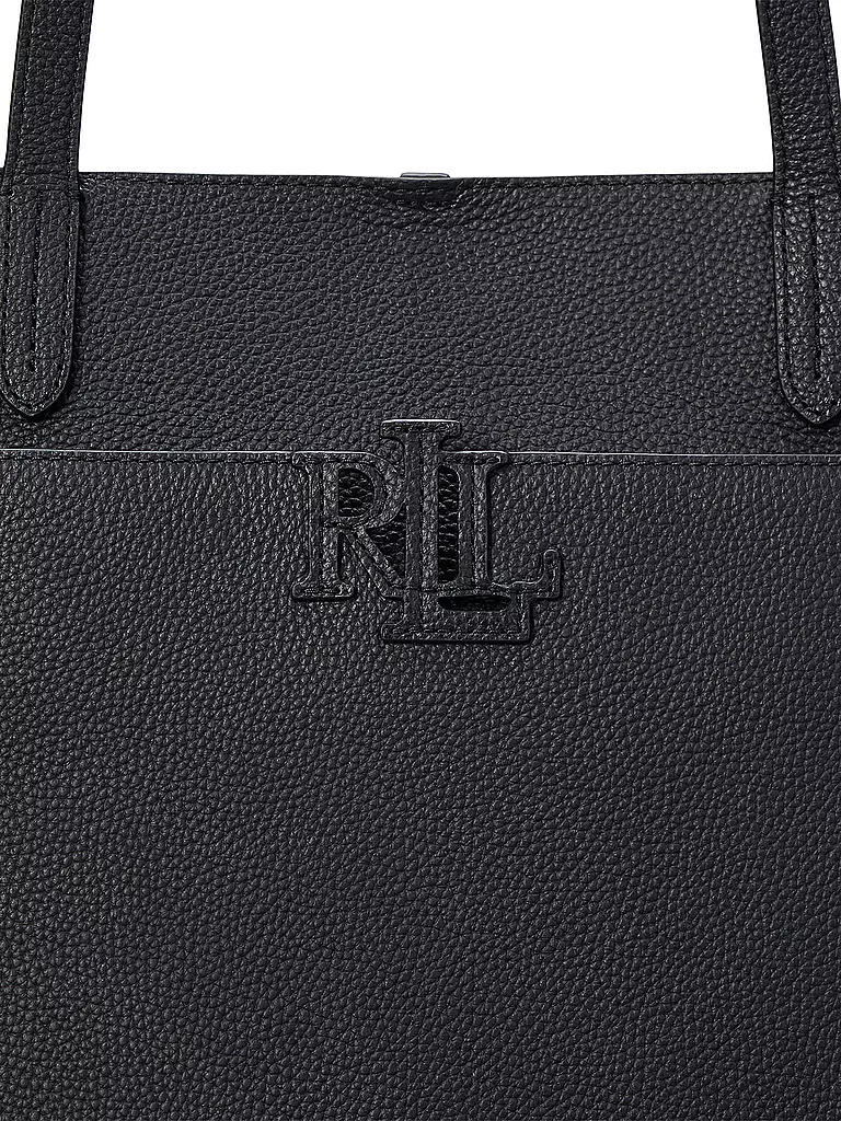 LAUREN RALPH LAUREN | Ledertasche - Shopper Large  | schwarz