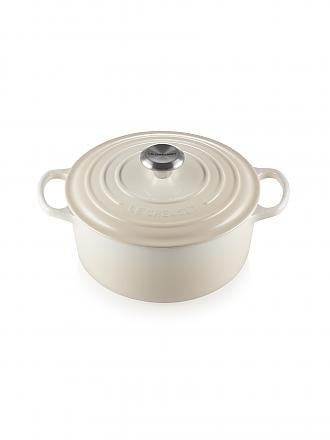 LE CREUSET | Bräter rund Signature 24cm/4,2l Meringue