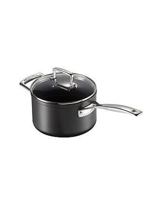 LE CREUSET | Aluminium-Antihaft Profitopf mit Deckel 18cm/2,8l Schwarz