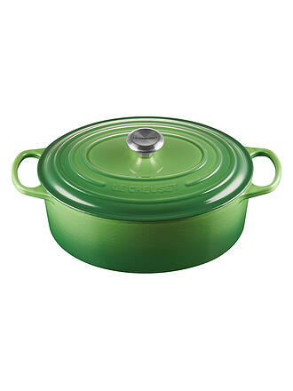 LE CREUSET | Bräter oval Signature 31cm 6,3l Bamboo Green