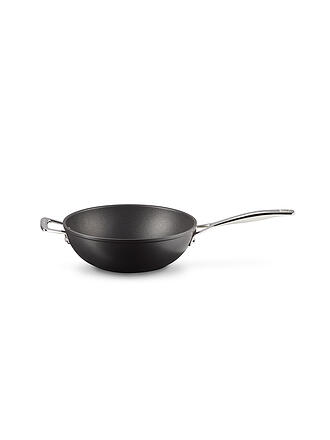 LE CREUSET | Aluminium-Antihaft Wok-Pfanne mit Gegengriff 26cm Schwarz