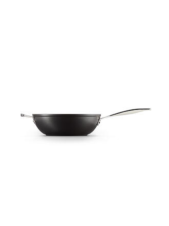 LE CREUSET | Aluminium-Antihaft Wok-Pfanne mit Gegengriff 26cm Schwarz