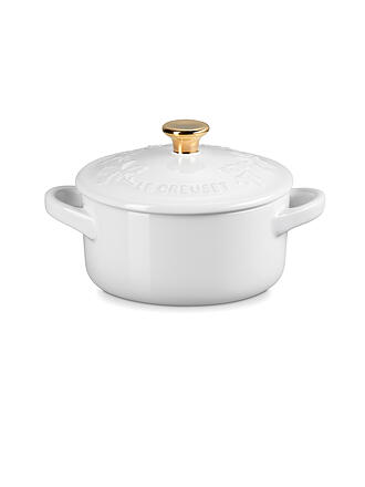 LE CREUSET | Mini Cocotte mit Deckel 10cm HOLLY White