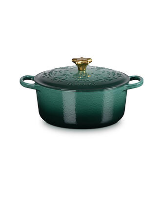 LE CREUSET | Weihnachts Bräter mit Deckel 24cm SIGNATURE Artichaut 