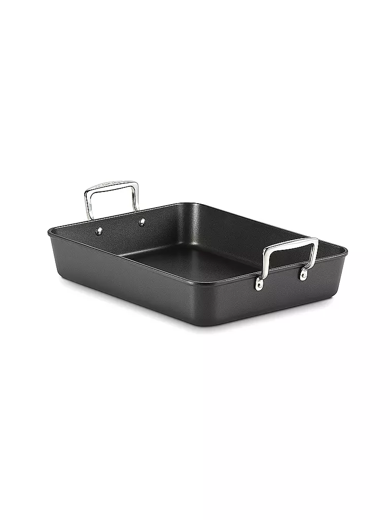 LE CREUSET | Aluminium-Antihaft Bratreine 35x27cm/5,5l Schwarz | schwarz