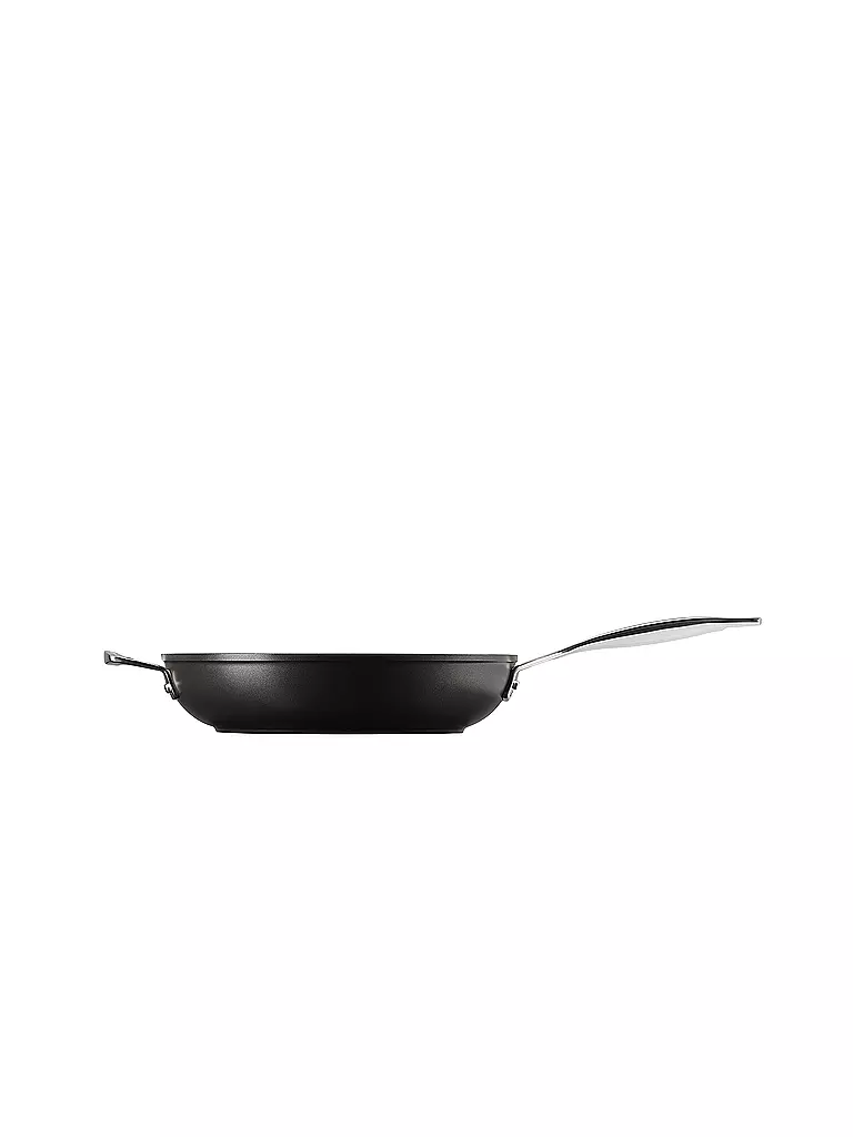 LE CREUSET | Aluminium-Antihaft hohe Pfanne mit Gegengriff 28cm/3,2l | schwarz