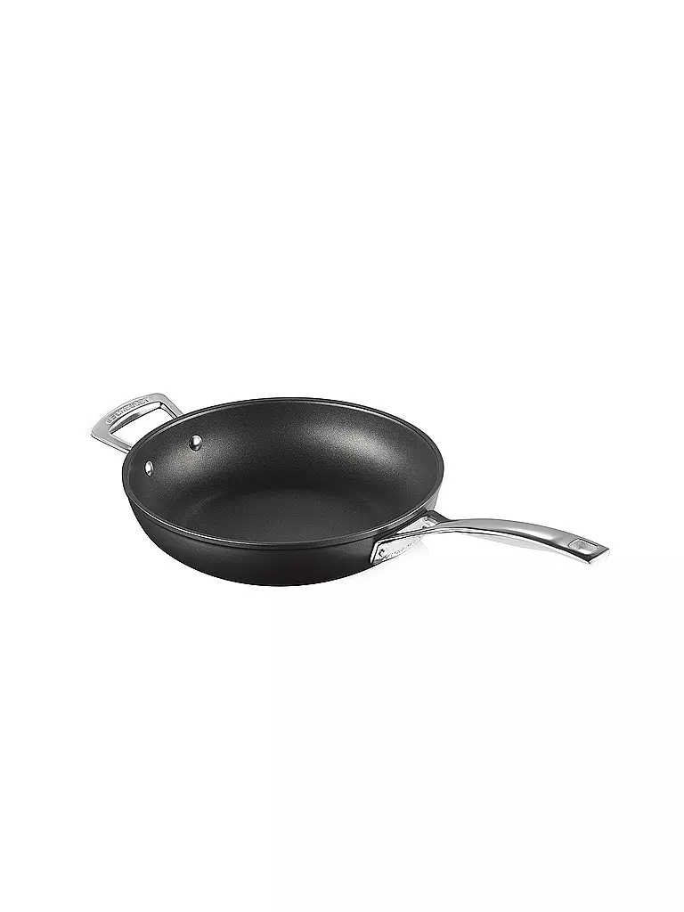 LE CREUSET | Aluminium-Antihaft Pfanne hoch 26cm/2,7l Schwarz | schwarz