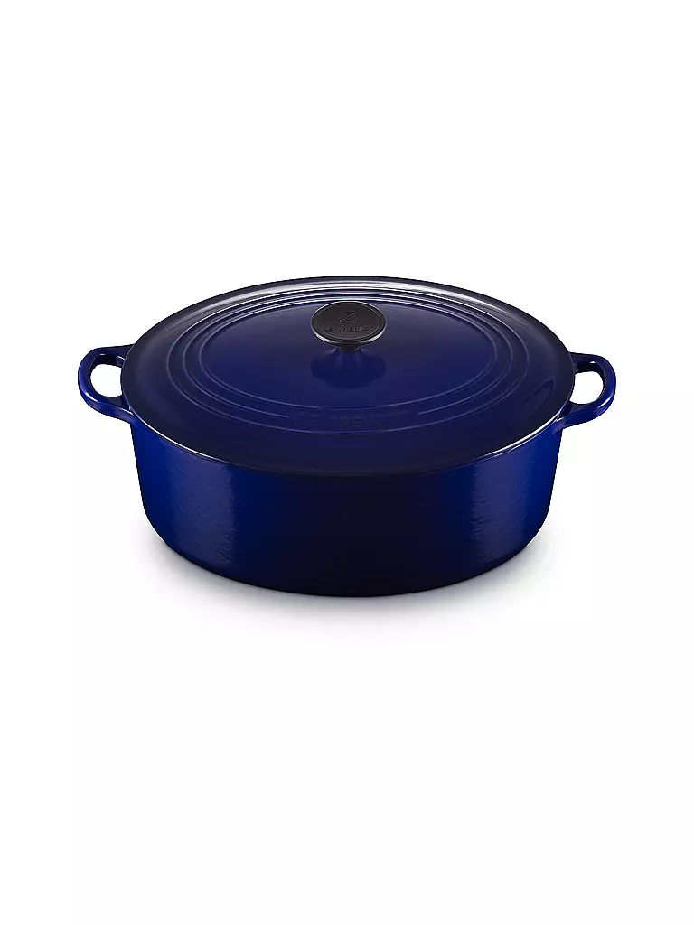 LE CREUSET | Bräter oval TRADITION 31cm/6,3l Indigo | dunkelblau