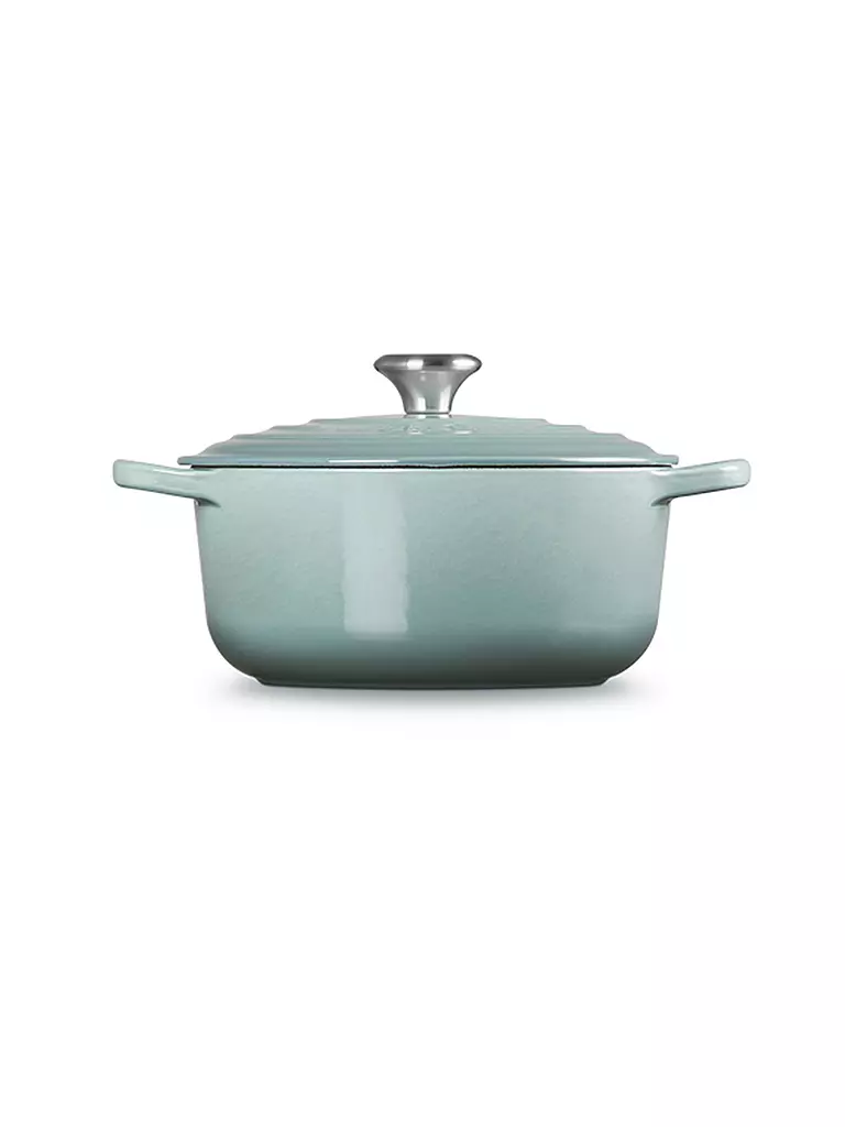 LE CREUSET | Bräter rund SIGNATURE 20cm/2,4 l Sea Salt | hellgrau