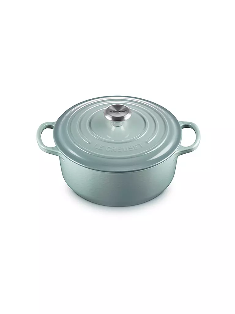 LE CREUSET | Bräter rund SIGNATURE 20cm/2,4 l Sea Salt | hellgrau