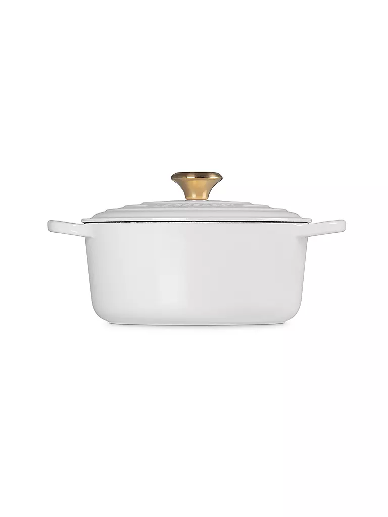 LE CREUSET | Bräter rund Signature 20cm/4,2l | weiss