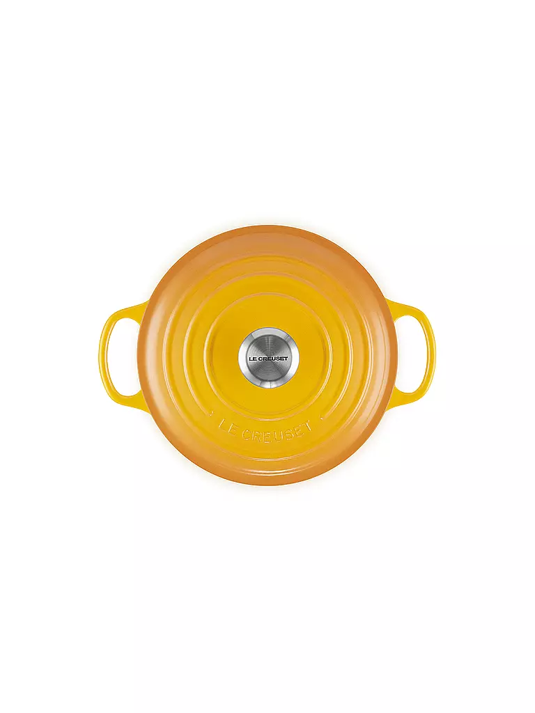 LE CREUSET | Bräter rund SIGNATURE 24cm/3,3l Nectar | gelb