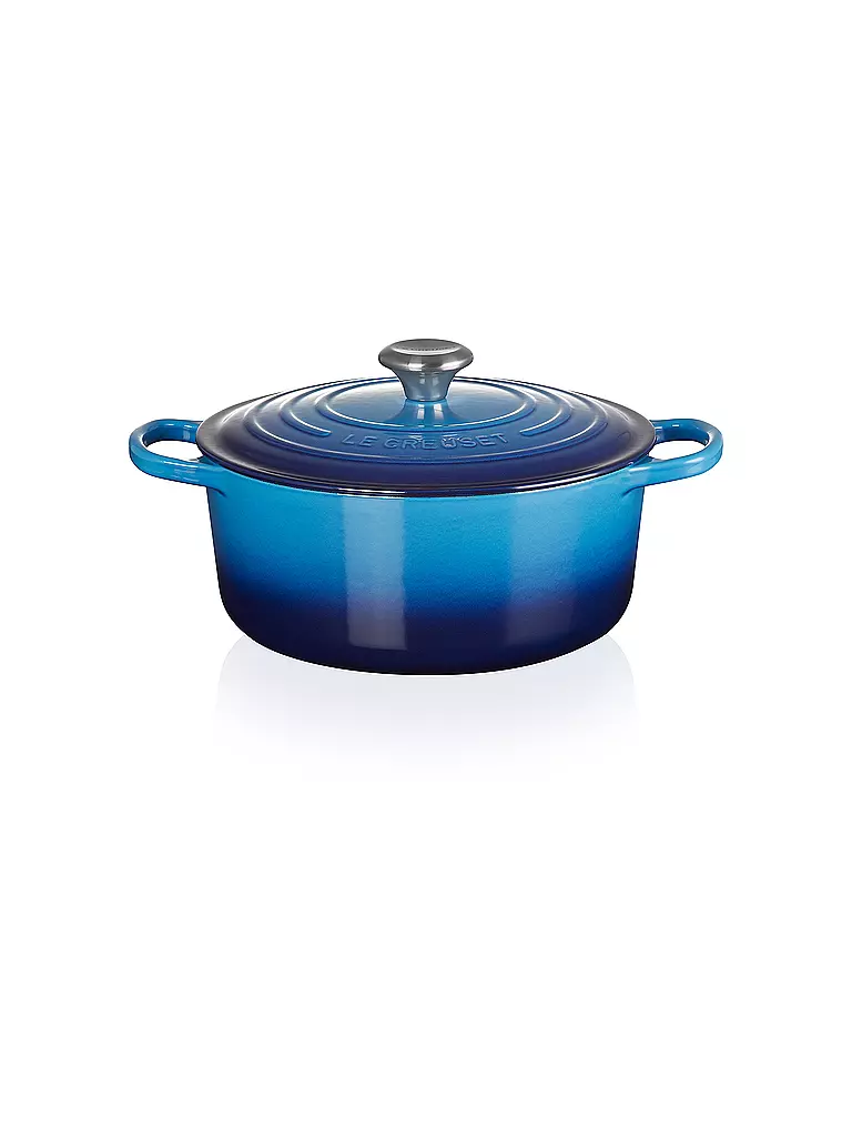 LE CREUSET | Bräter rund SIGNATURE 26cm Azure | blau