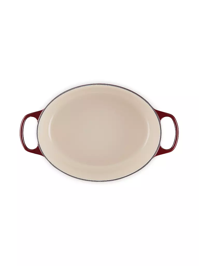 LE CREUSET | Bräter rund SIGNATURE 31cm Garnet | dunkelrot