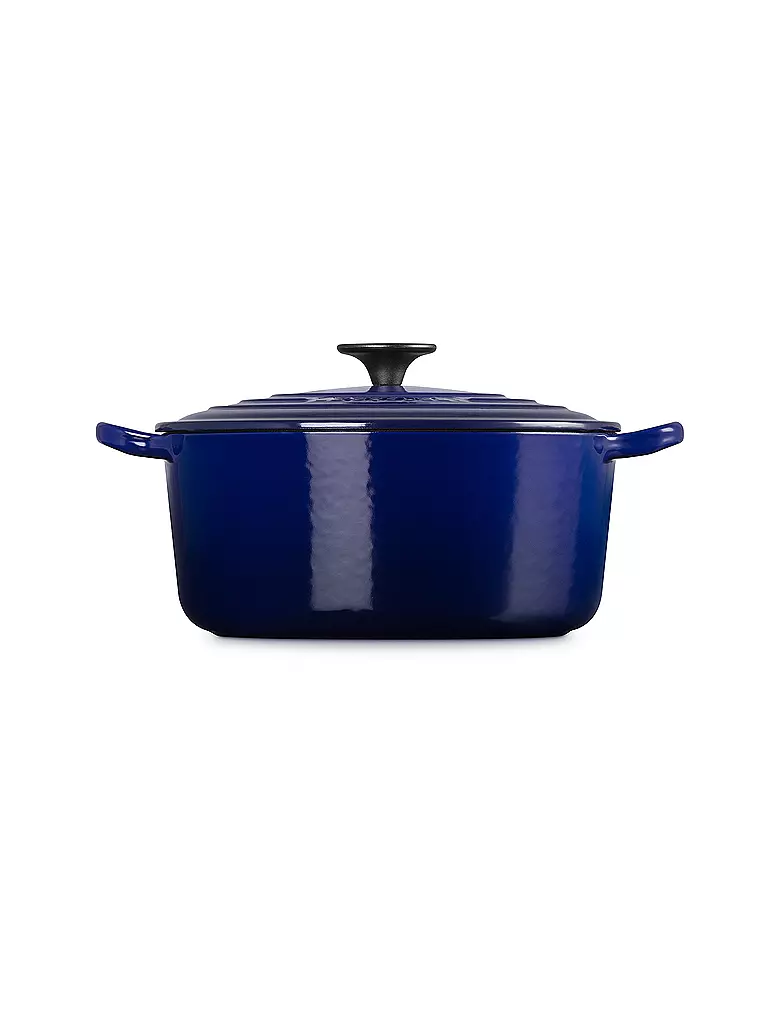 LE CREUSET | Bräter rund TRADITION 24cm Indigo | dunkelblau