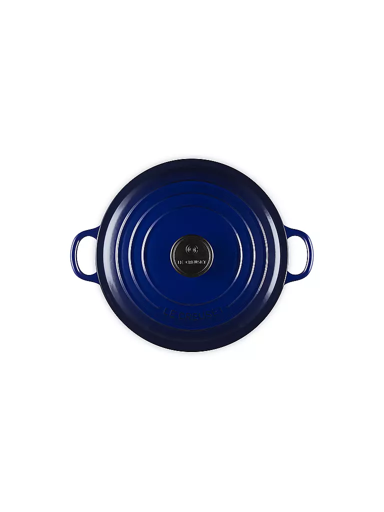 LE CREUSET | Bräter rund TRADITION 24cm/4,2l Indigo | dunkelblau