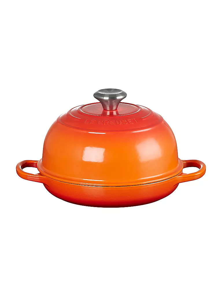 LE CREUSET | Brot Bräter aus Gusseisen 24cm/1,6l Ofenrot | orange