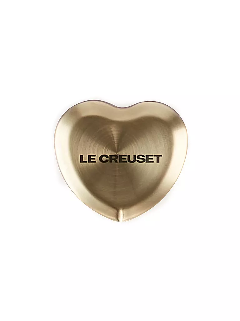 LE CREUSET | Deckelknopf Herz 4,7cm SIGNATURE Hellgold  | gold