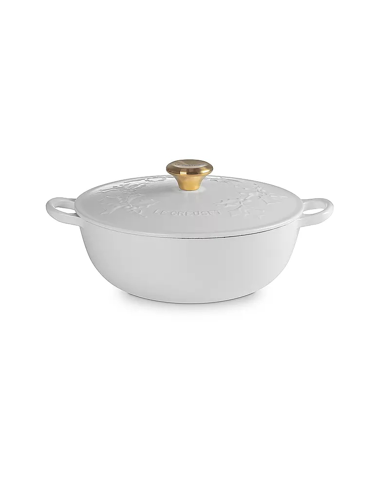 LE CREUSET | Kochtopf mit Deckel 26cm LA MARMITE HOLLY Cotton | beige