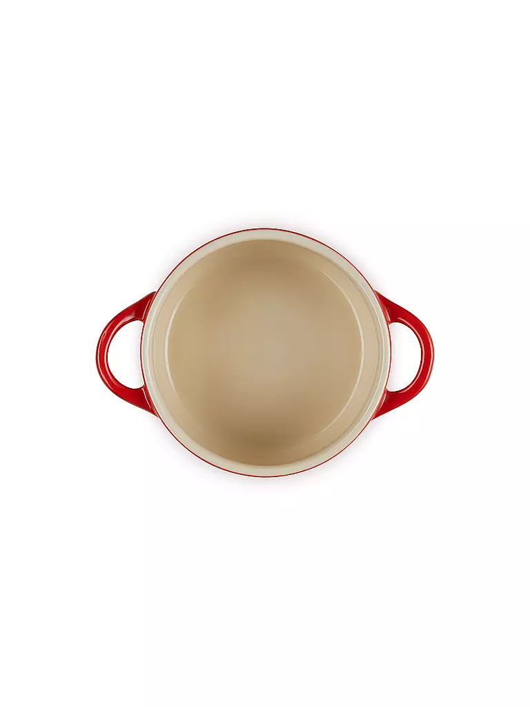 LE CREUSET | Mini Cocotte mit Deckel 10cm HOLLY Kirschrot  | rot