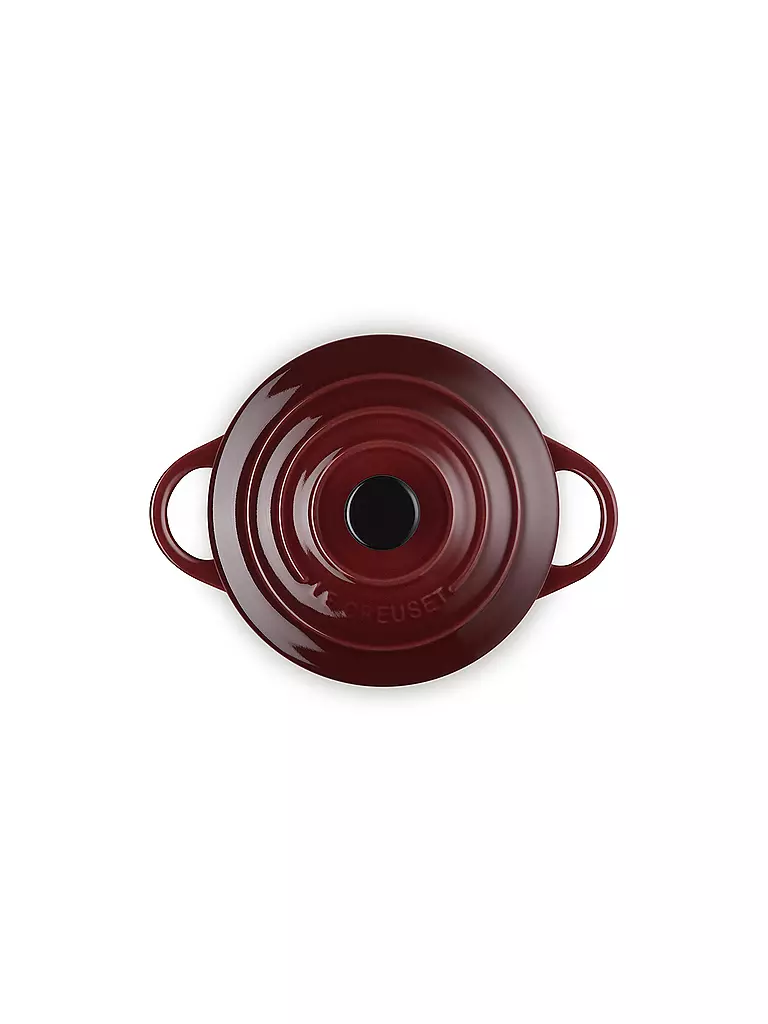 LE CREUSET | Mini-Cocotte POTERIE 10cm/0,2L Garnet | dunkelrot