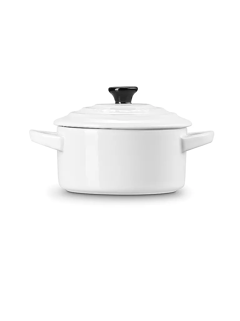 LE CREUSET | Mini-Cocotte POTERIE 10cm/0,2L White | weiss