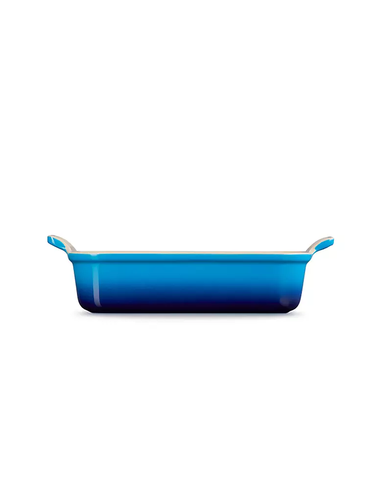 LE CREUSET | Rechteckige Auflaufform Tradition aus Steinzeug 26x19cm/2,4l Azure | blau