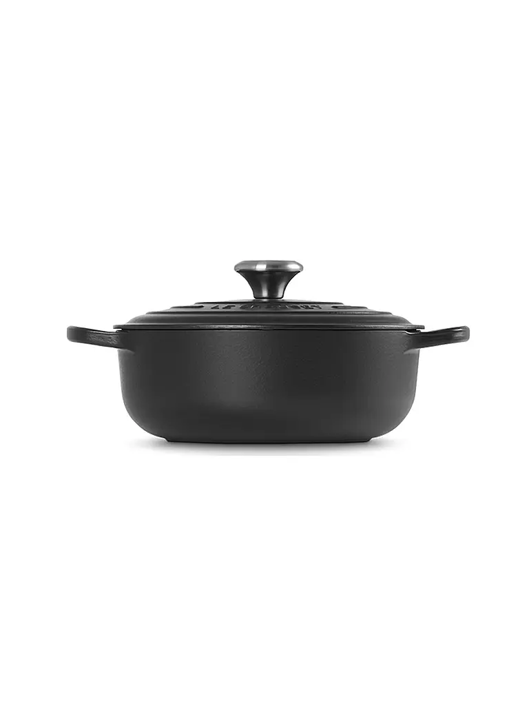 LE CREUSET | Sauteuse SIGNATURE 24cm/3,4l Schwarz | schwarz