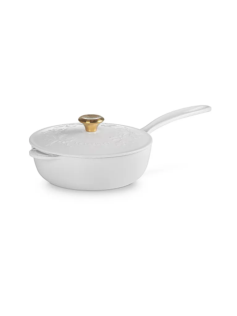 LE CREUSET | Stielkasserolle mit Deckel 21cm HOLLY Cotton | beige