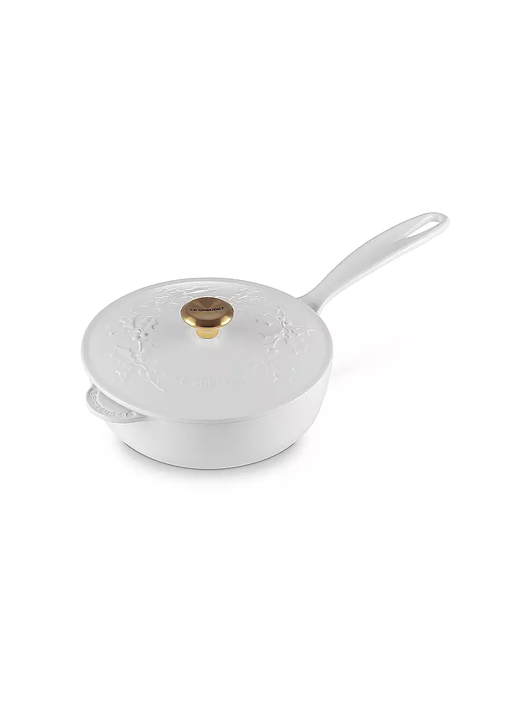 LE CREUSET | Stielkasserolle mit Deckel 21cm HOLLY Cotton | beige