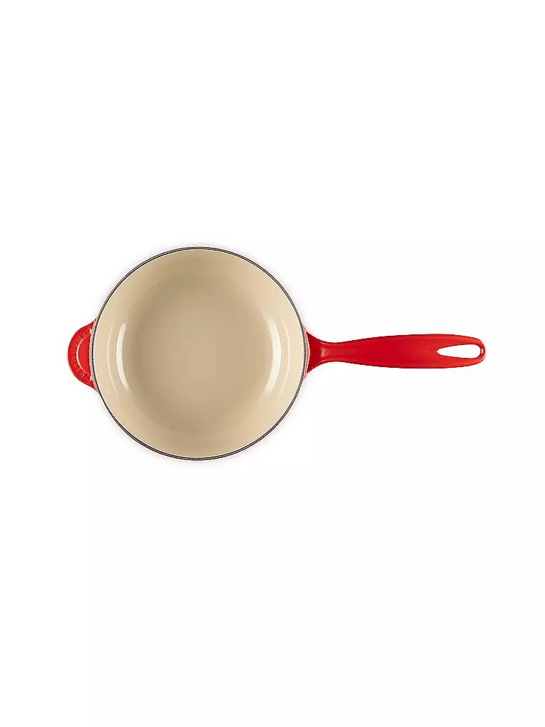 LE CREUSET | Stielkasserolle mit Deckel 21cm HOLLY Kirschrot | rot