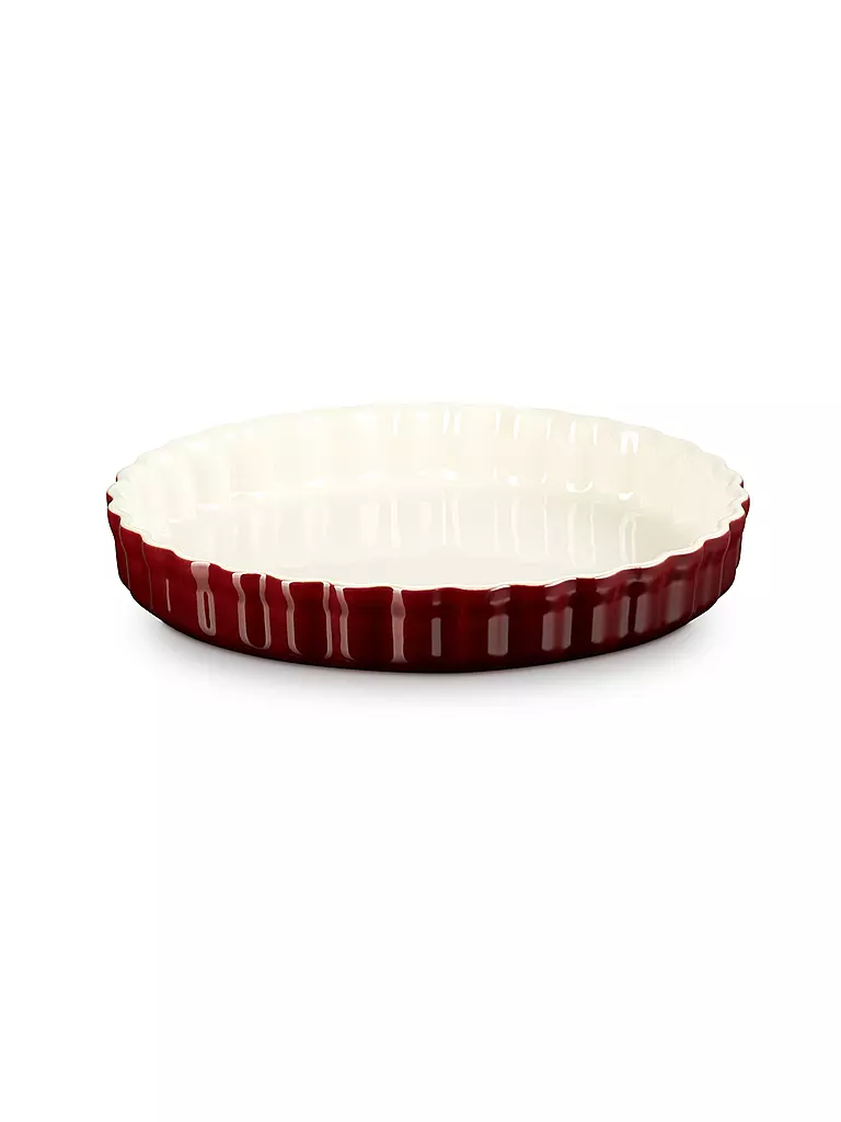 LE CREUSET | Tarteform 28cm POTERIE Garnet | dunkelrot