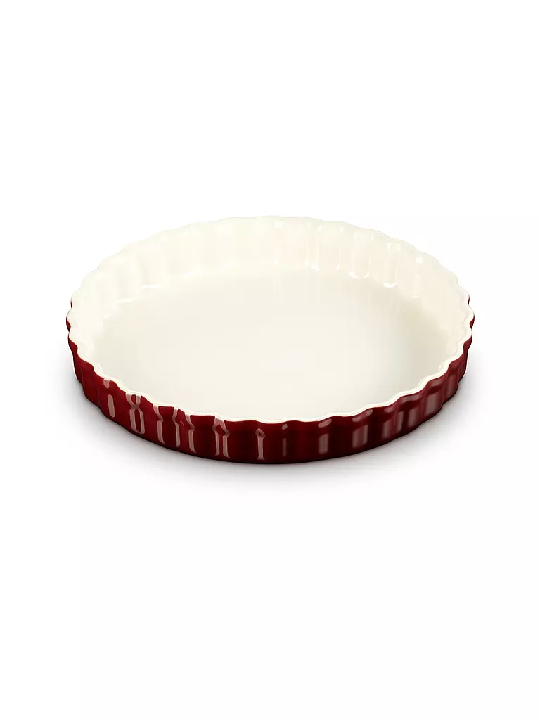 LE CREUSET | Tarteform 28cm/2,1l POTERIE Garnet | dunkelrot